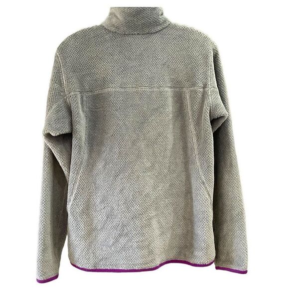 PATAGONIA SnapT ReTool Pullover Fleece for Women in Grey Purple Size Medium - Picture 5 of 5
